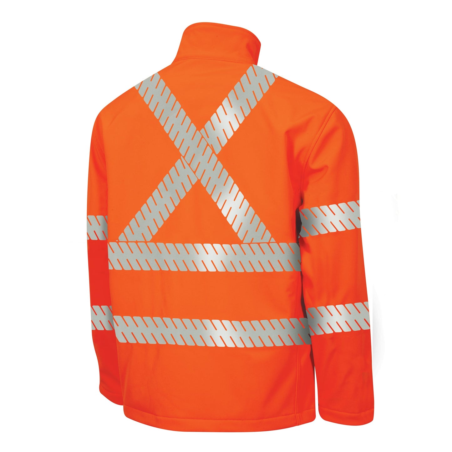 Hi-Vis FR Softshell Jacket with Segmented FR Tape