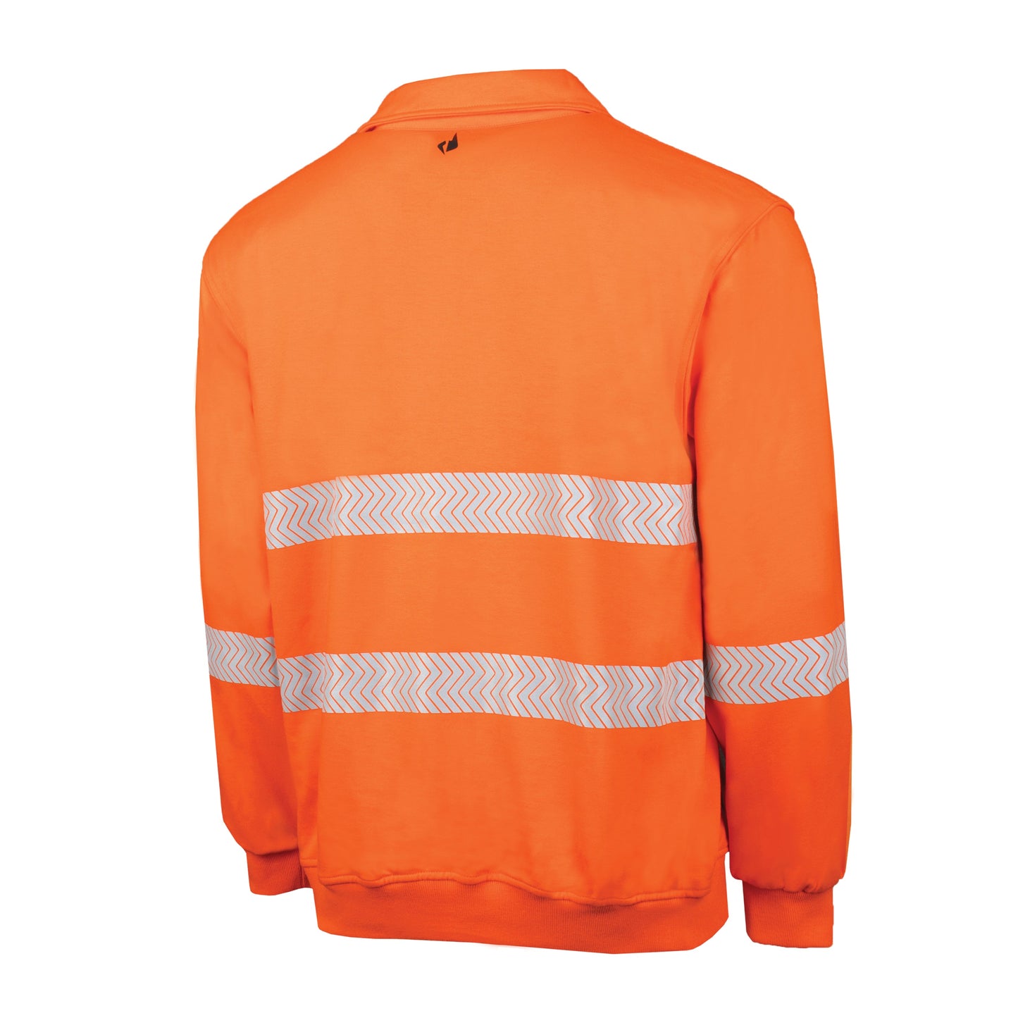 FR PPE2 Hi-Vis Water Repellent Fleece Jumper with Segmented FR Reflective Tape