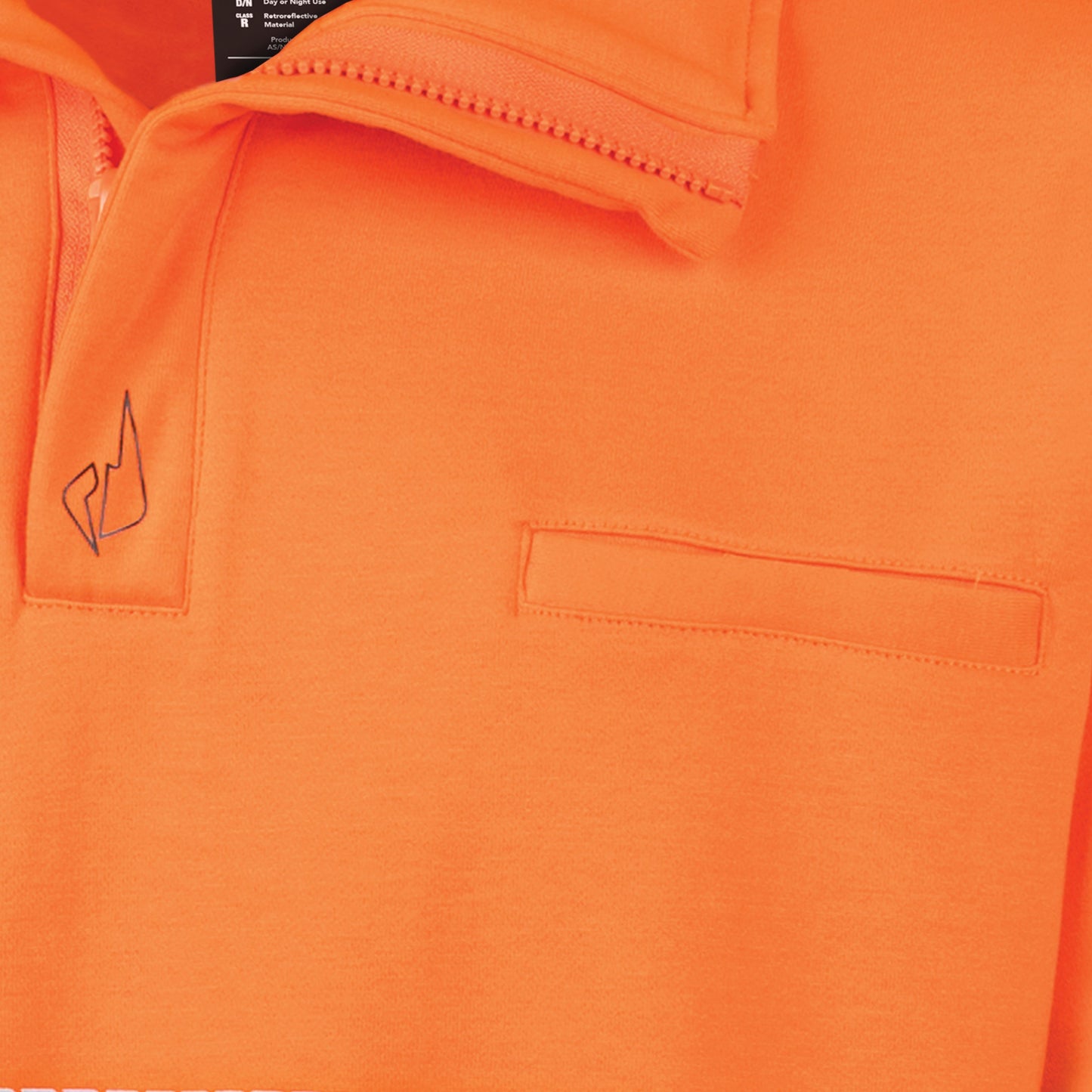 FR PPE2 Hi-Vis Water Repellent Fleece Jumper with Segmented FR Reflective Tape