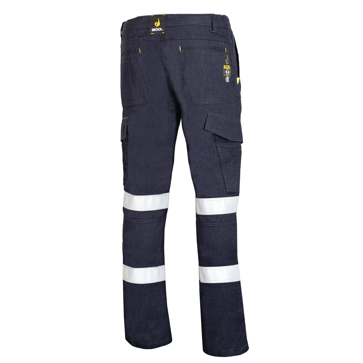 Regular Weight PPE2 FR Biomotion Cargo Trousers with Loxy Reflective Tape