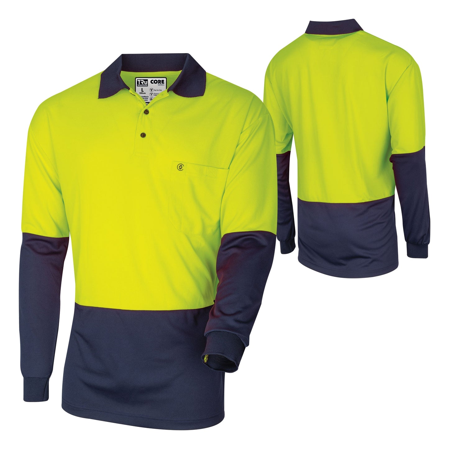 Micromesh L/S Hi-Vis Polo Shirt