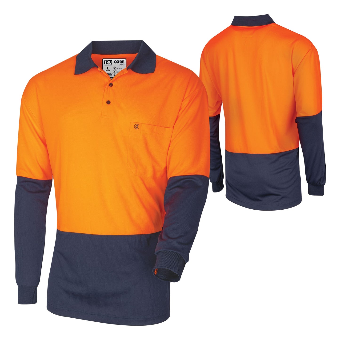 Micromesh L/S Hi-Vis Polo Shirt