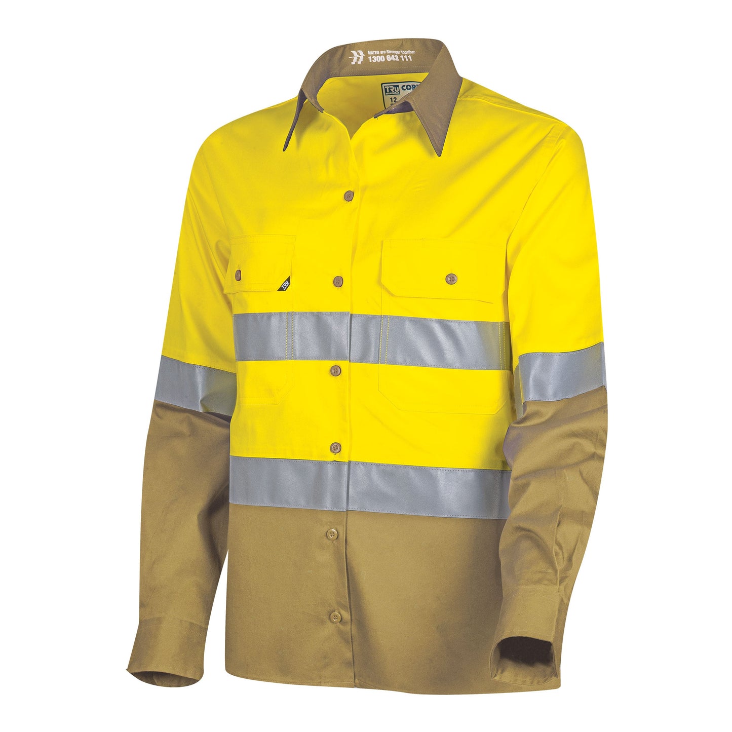 Lightweight Womens Hi-Vis Shirt with Reflective Tape