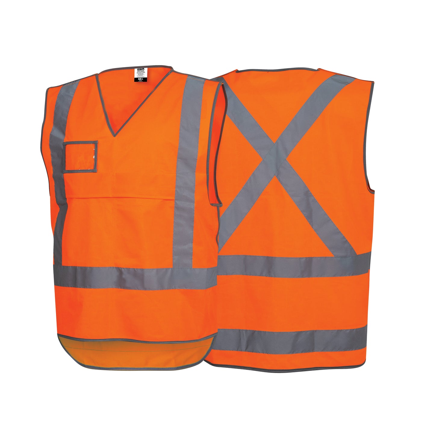 Force360 Orange Day/Night Rail Safety Vest