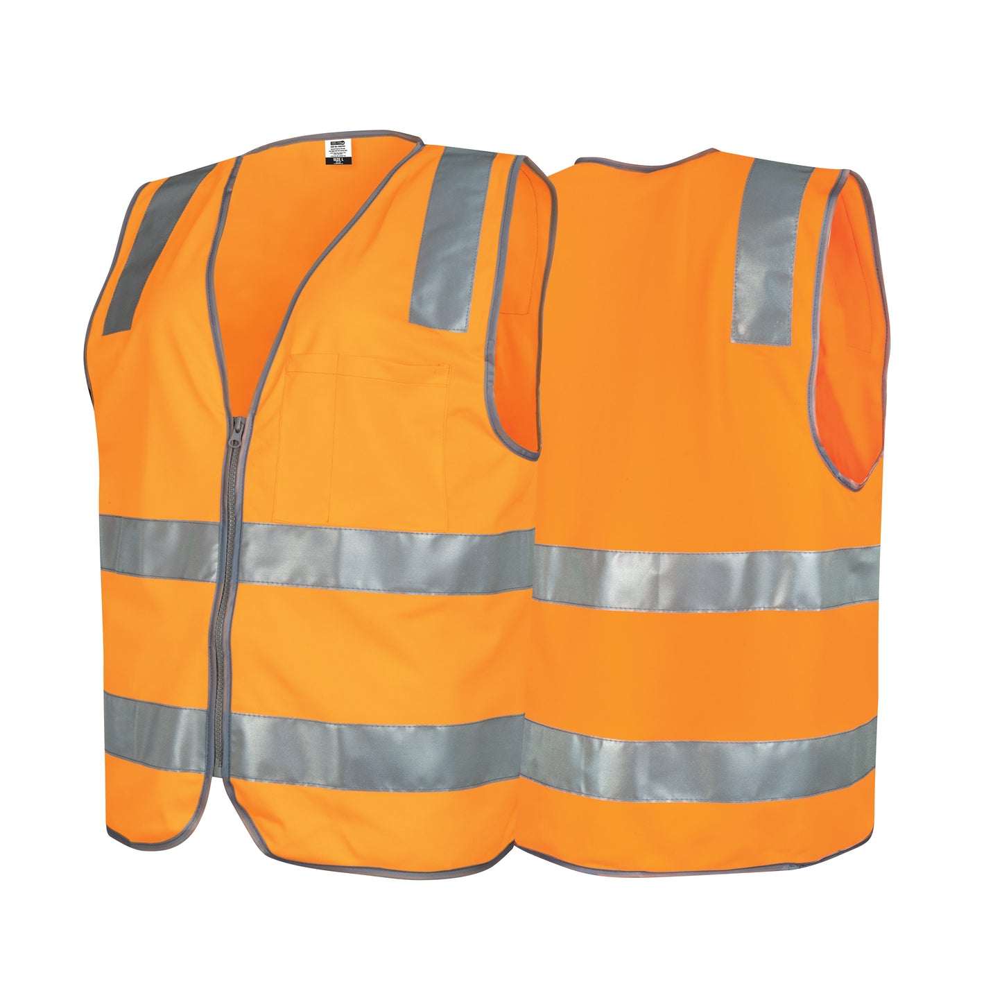 Force360 Vic Rail Special Orange Day & Night Safety Vest