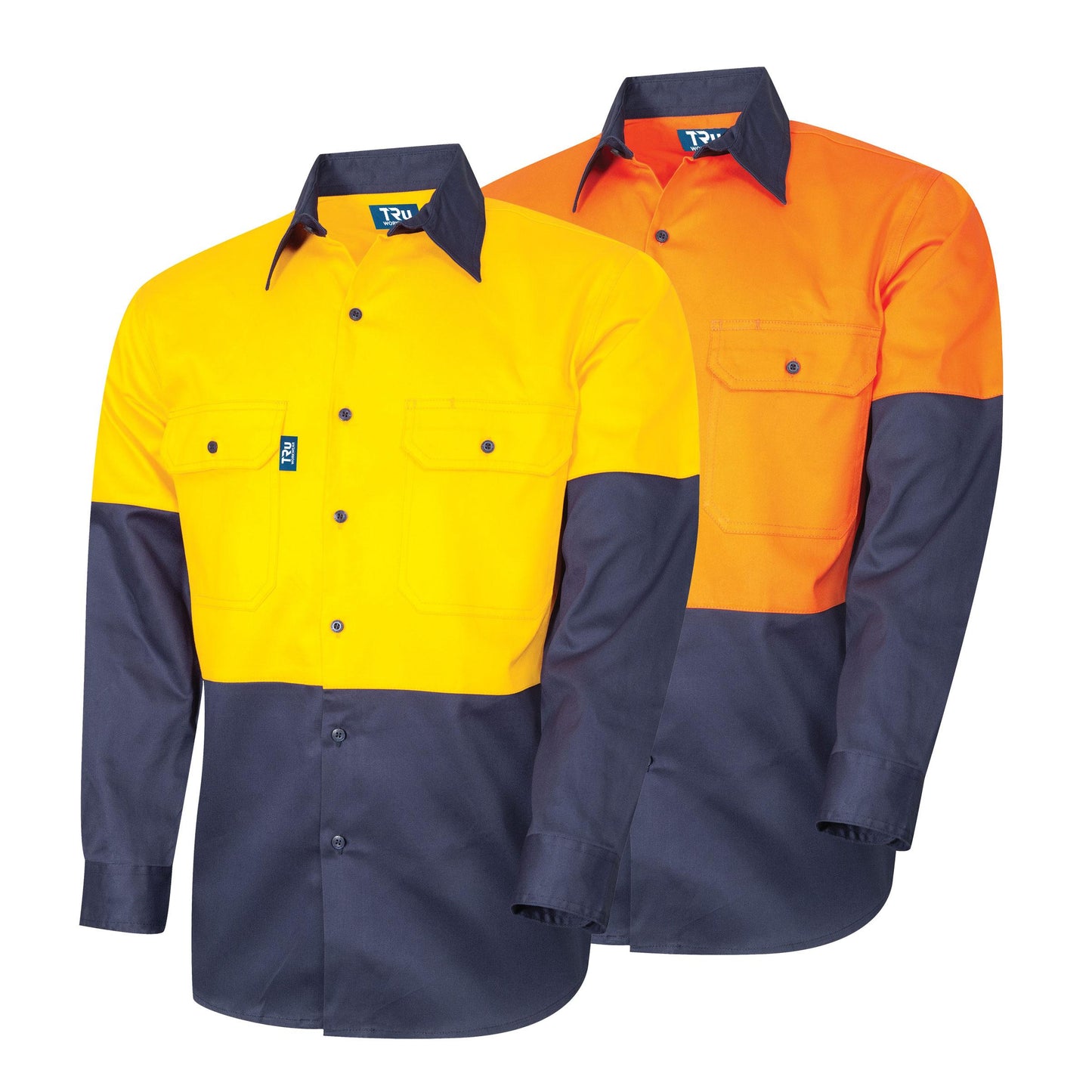 Lightweight Vented Long Sleeve Hi-Vis Drill Shirt