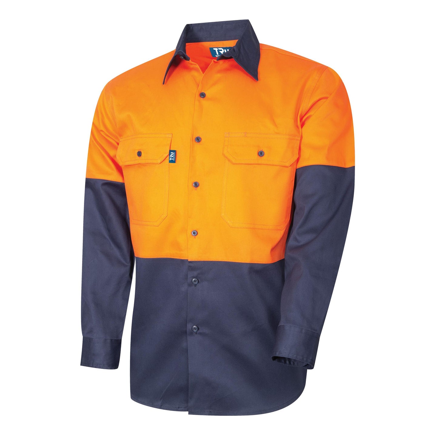 Lightweight Vented Long Sleeve Hi-Vis Drill Shirt
