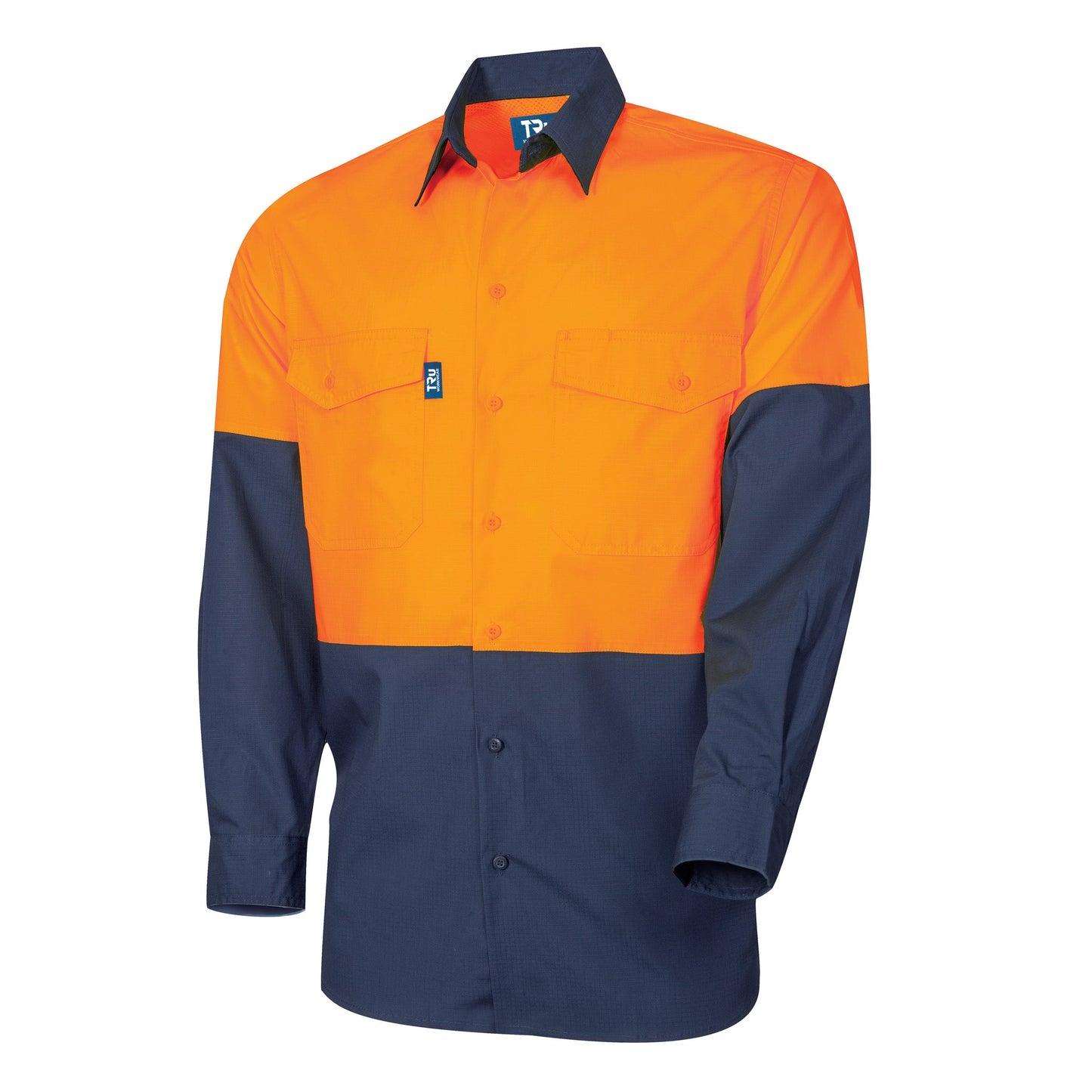 Ripstop Cotton L/S Vented Hi-Vis Shirt