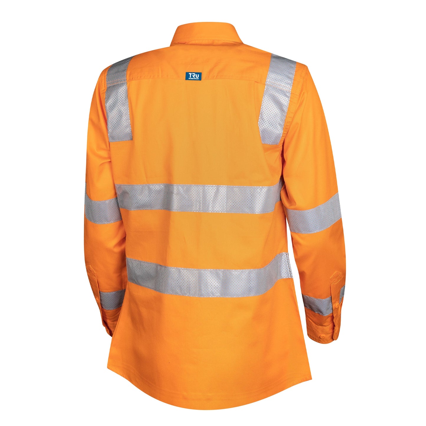 VIC Rail Lightweight Vented L/S Hi-Vis Drill Shirt with Reflective Tape