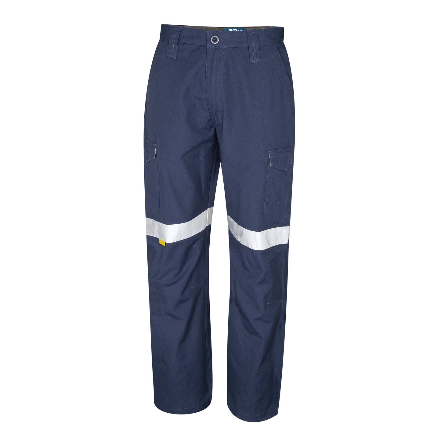 Midweight Cotton Cargo Trousers with Reflective Tape