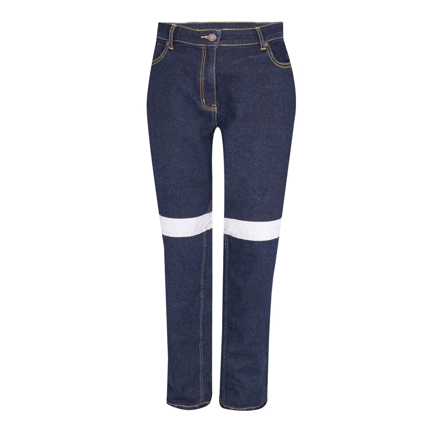 Womens Stretch Denim Jeans with Reflective Tape