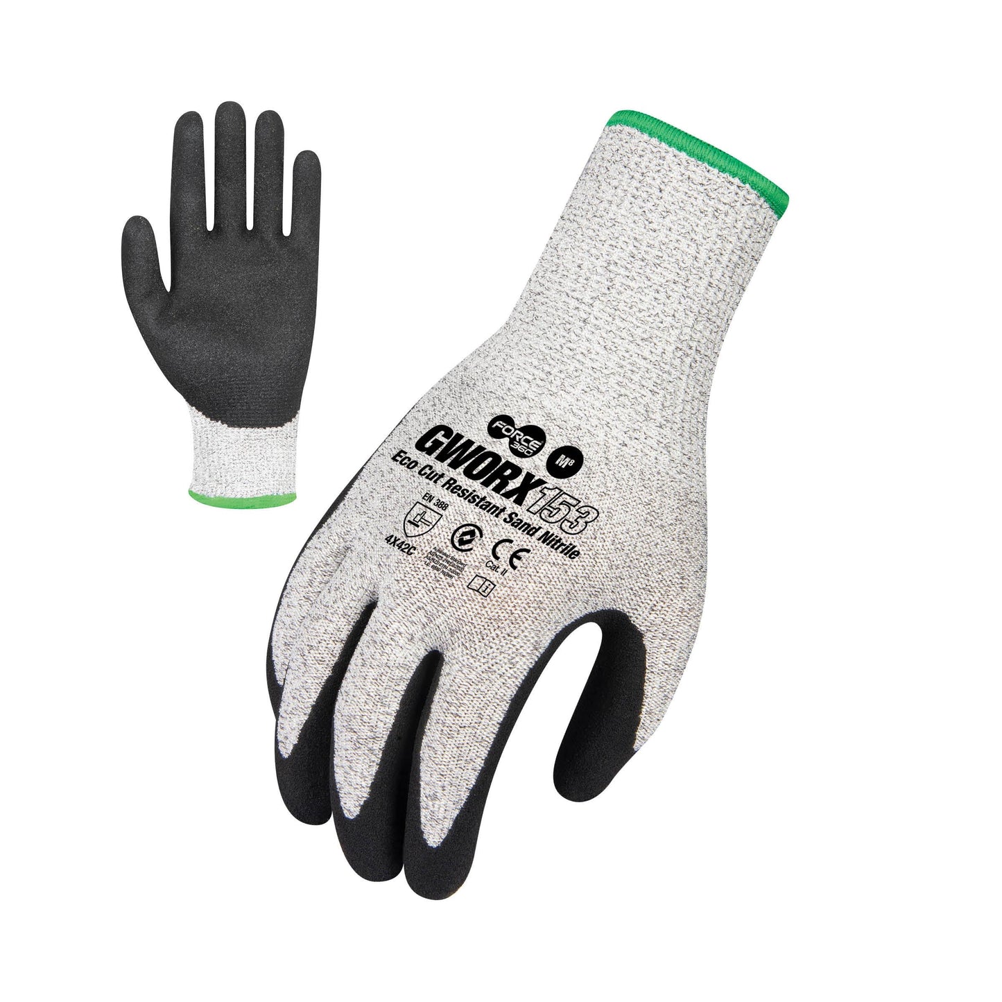 Force360 ECO Worx Cut Level C Nitrile Glove