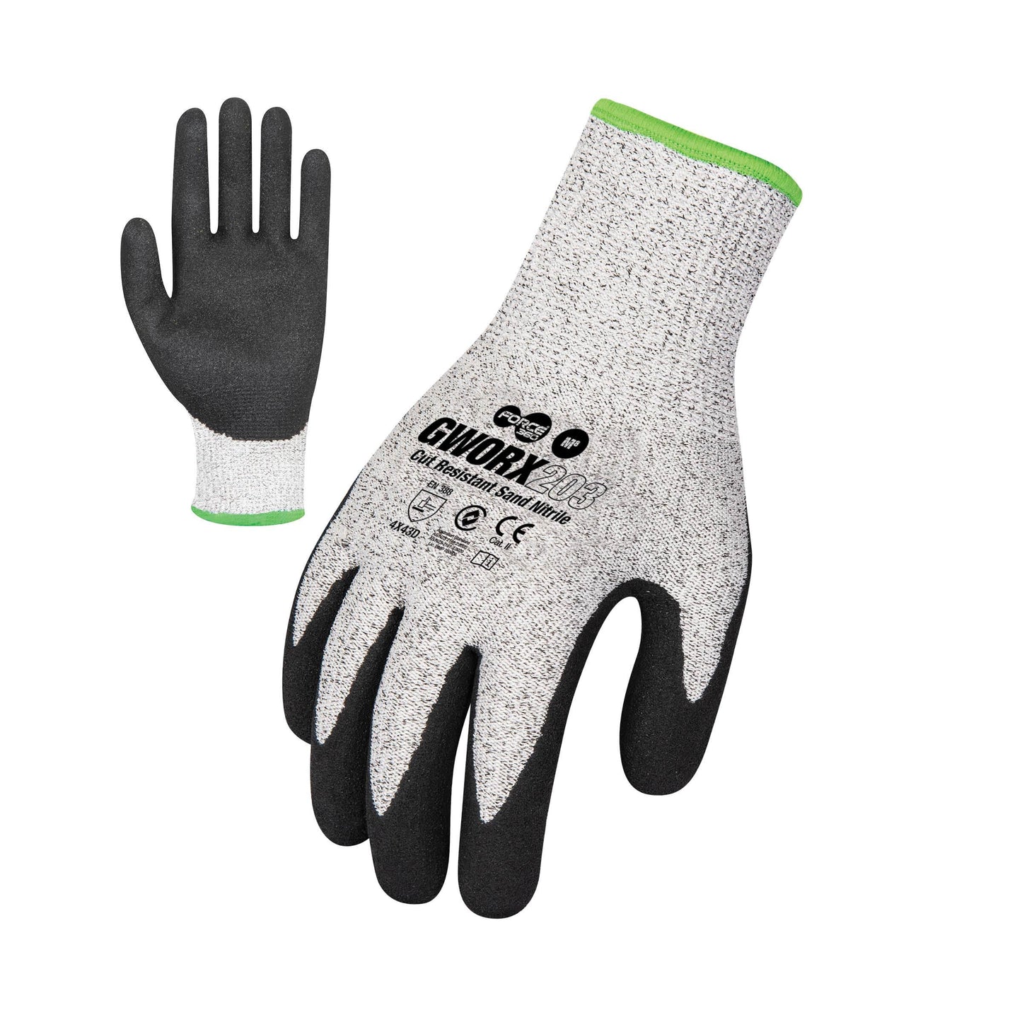 Force360 Worx Cut 5 Foam Nitrile SP Glove