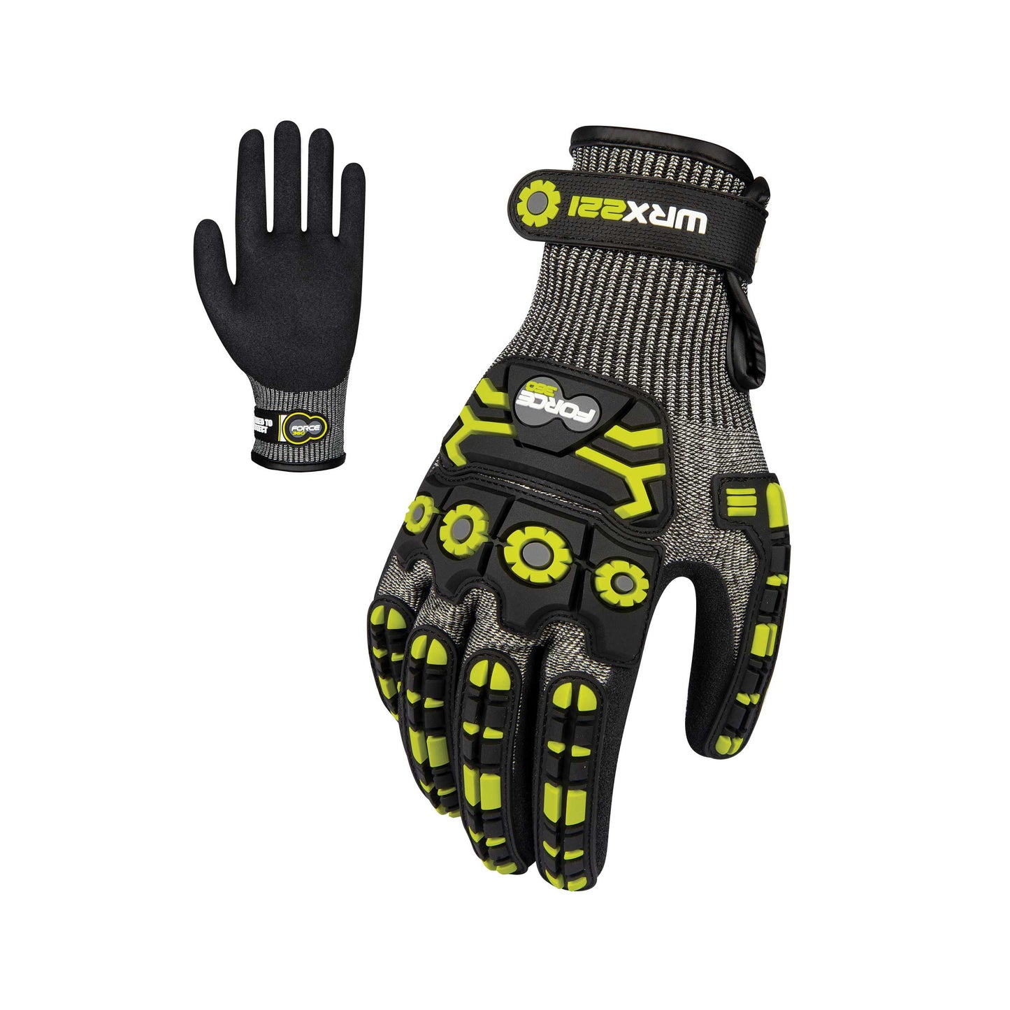 Force360 Worx BOH Impact Padded Palm Cut Resistant Glove
