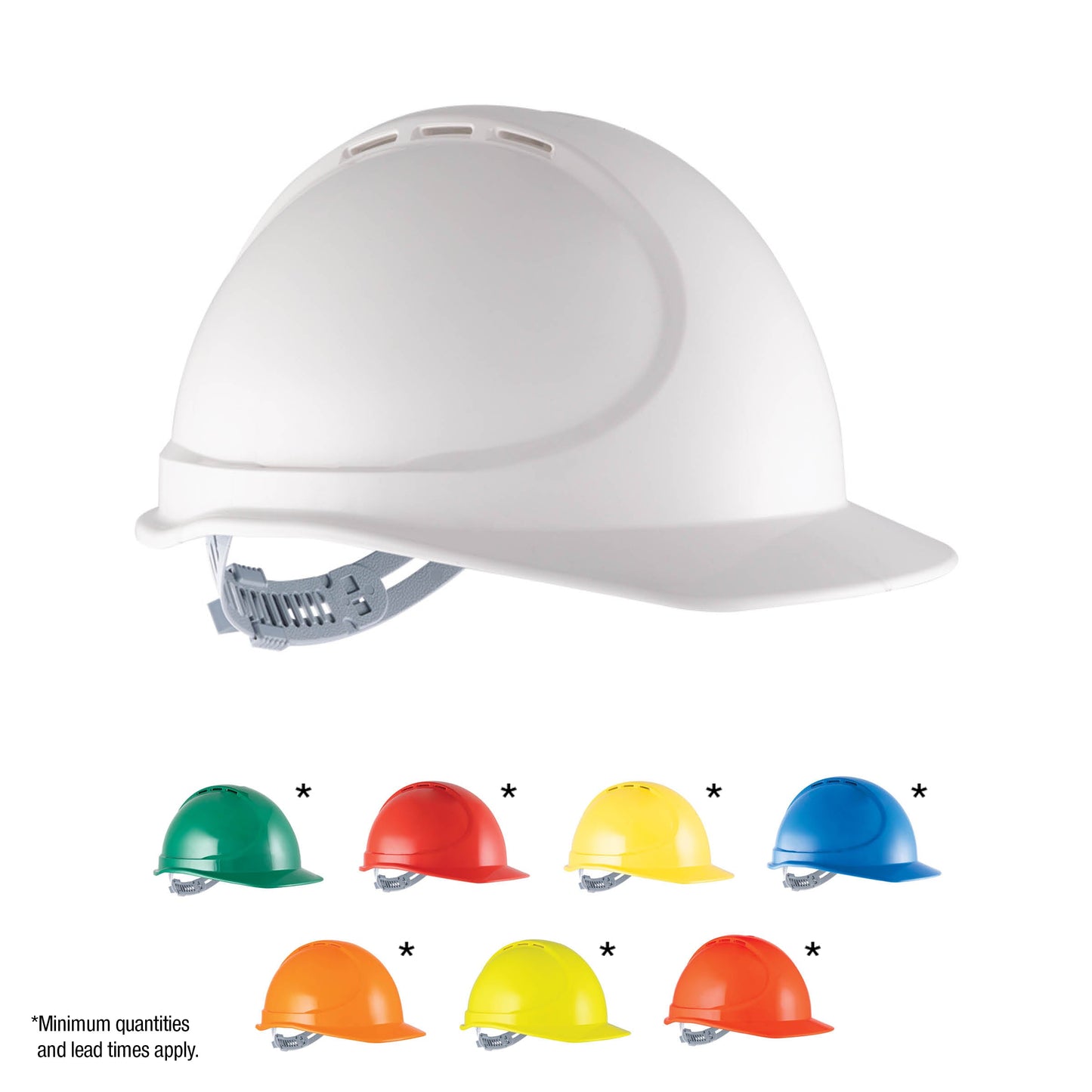 Force360 GTE5 ABS Vented Hard Hat with Poly Cradle Harness, Type1