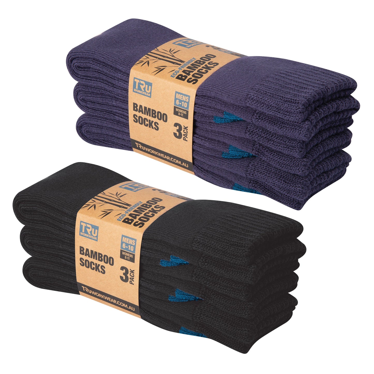 Eco-Friendly Bamboo Socks - Triple Pack