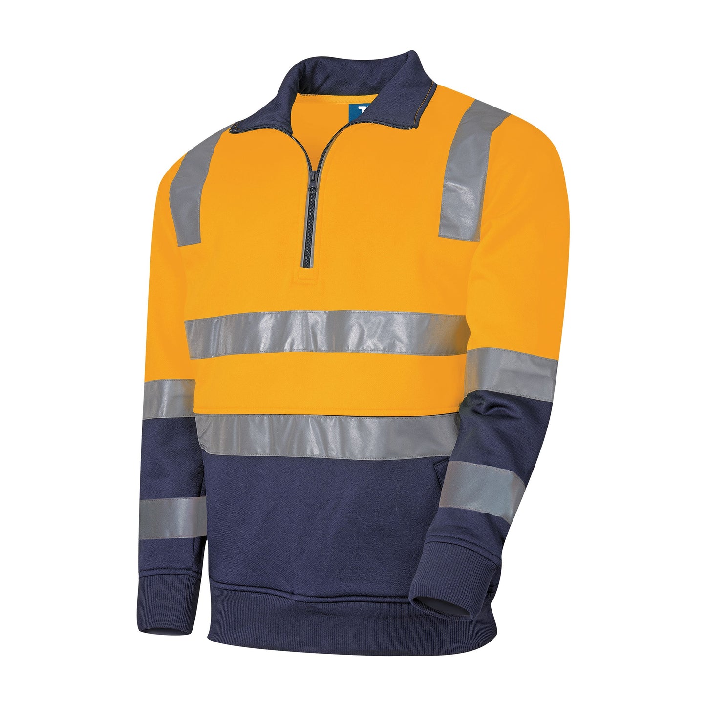 1/4 Zip Fleece Jumper with Reflective Tape