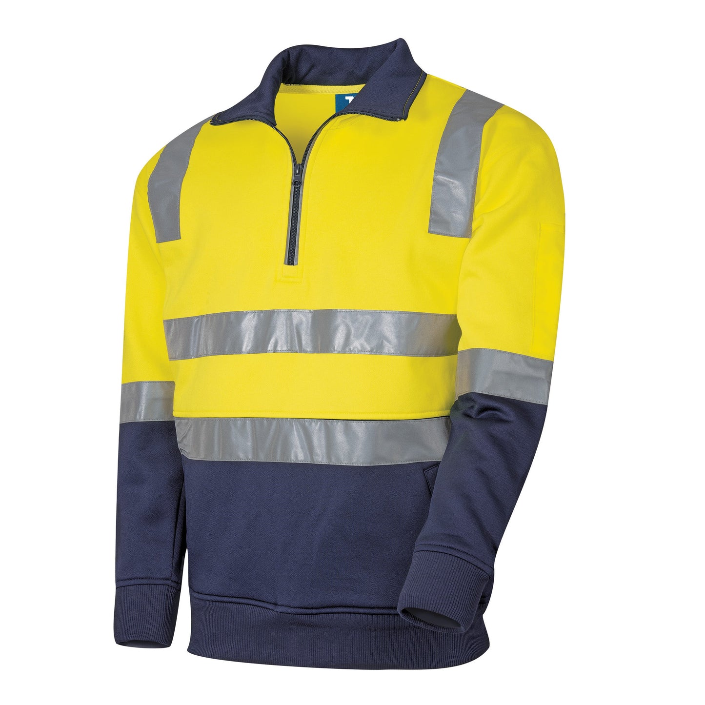 1/4 Zip Fleece Jumper with Reflective Tape