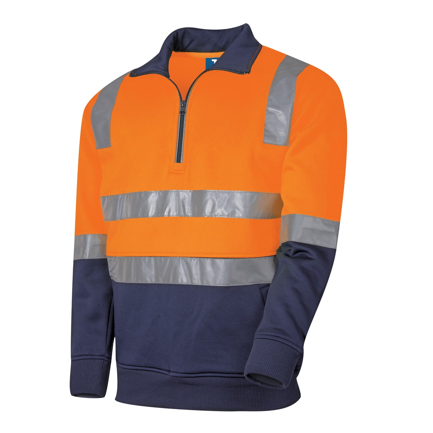 1/4 Zip Fleece Jumper with Reflective Tape