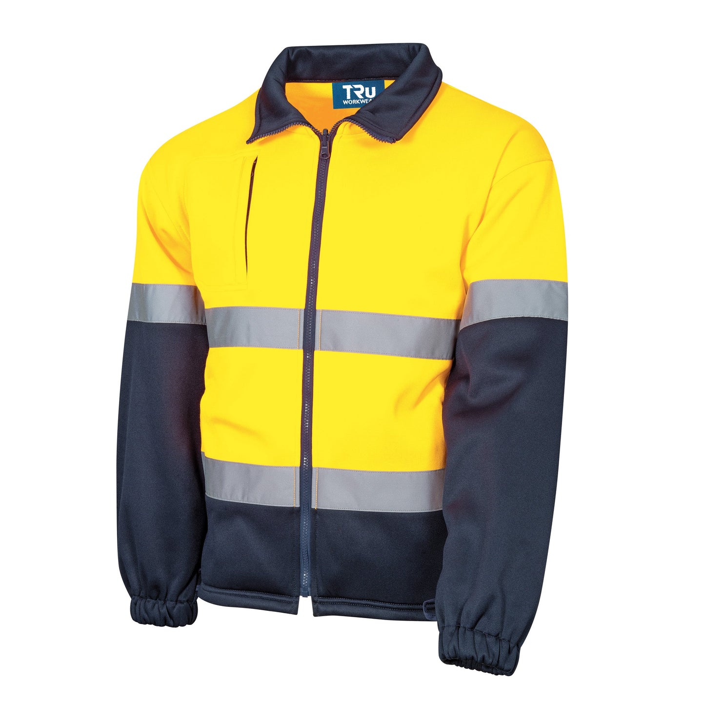 Full Zip Water Repellent Fleece Jacket with Reflective Tape