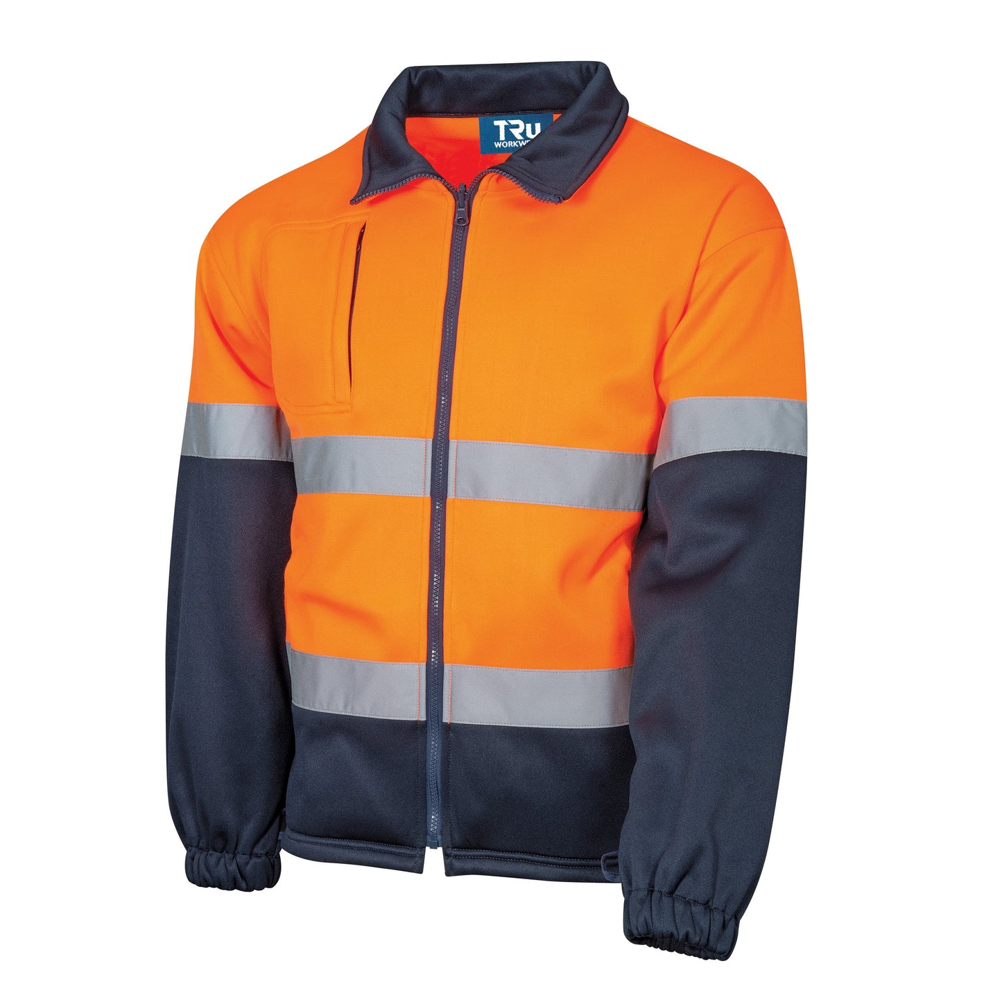 Full Zip Water Repellent Fleece Jacket with Reflective Tape