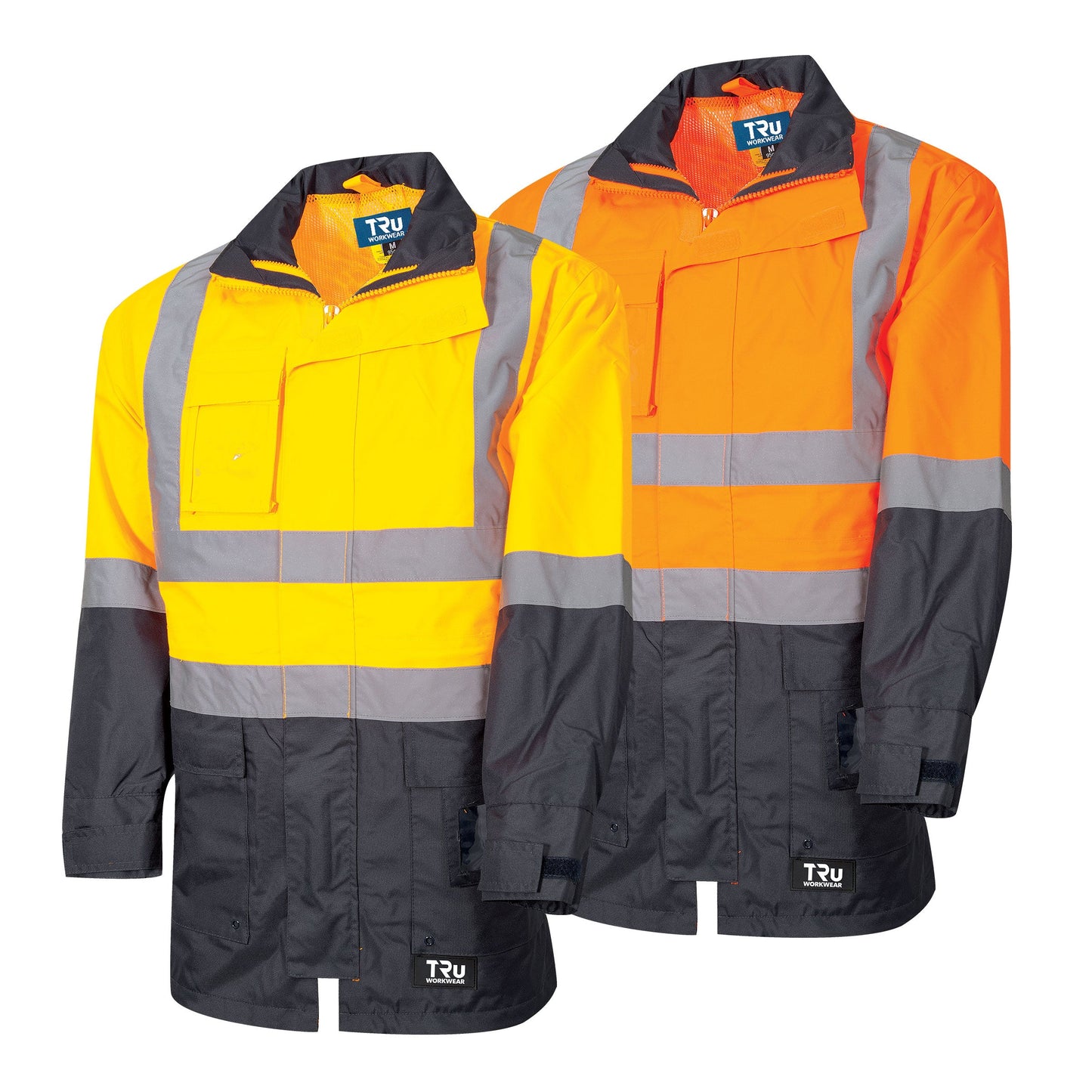 Rain Jacket with Reflective Tape