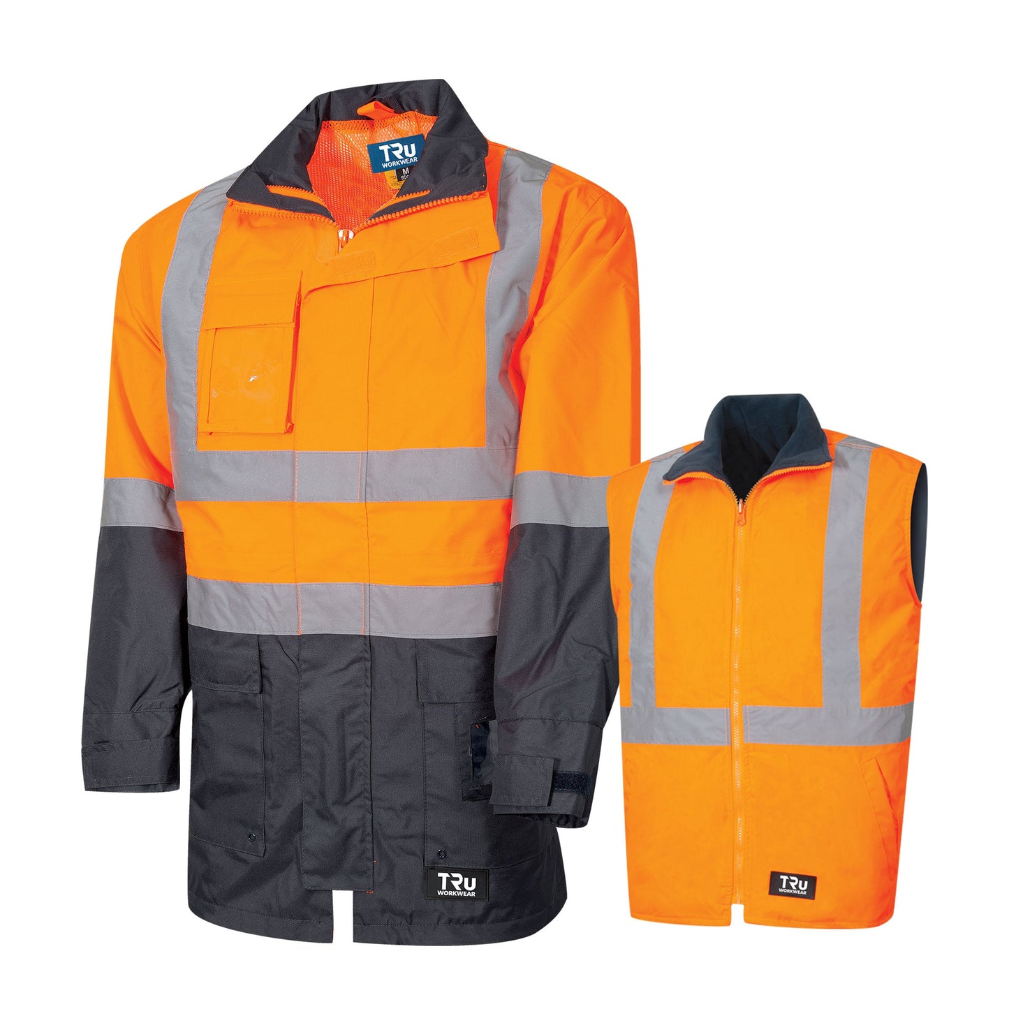 4 in 1 Jacket with Reflective Tape