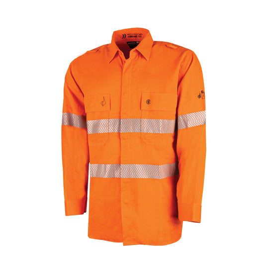 Ultra-lightweight PPE2 FR Shirt with Segmented FR Reflective Tape
