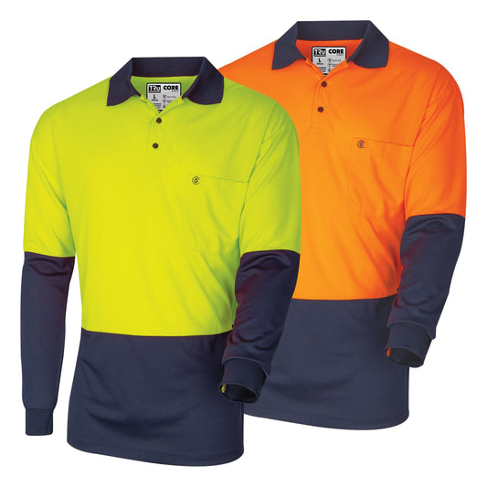 Micromesh L/S Hi-Vis Polo Shirt