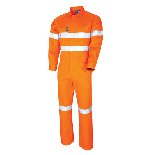 Lightweight Hi-Vis Coverall with Reflective Tape