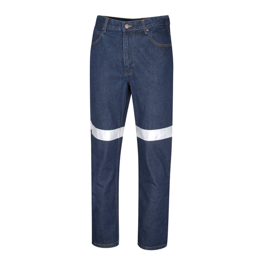 Denim Jeans with Reflective Tape