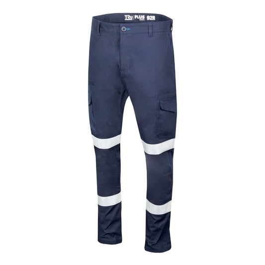 Midweight Cotton Stretch Cargo Trousers with Biomotion Reflective Tape