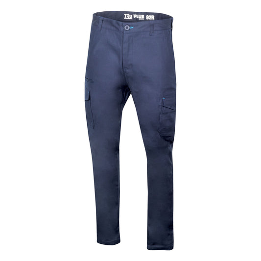 Midweight Cotton Stretch Cargo Trousers