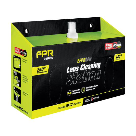 Force360 Lens Cleaning Station with tissues and atomiser