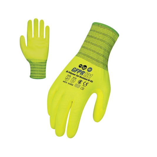 Force360 Bi-Polymer Hi-Vis Yellow Glove