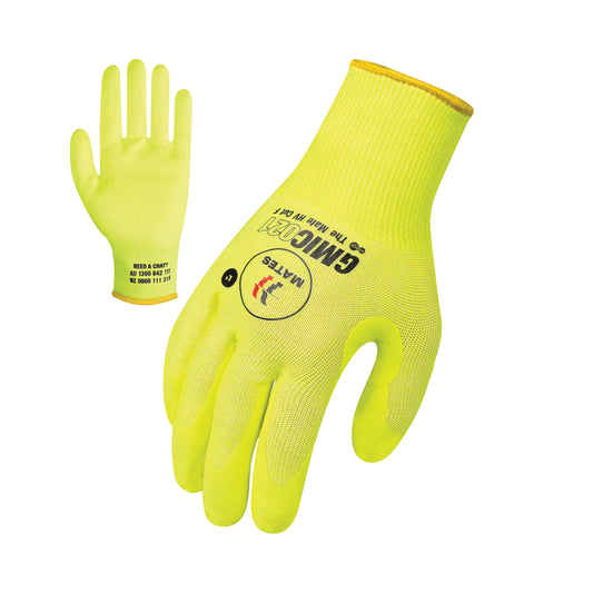The Mate Cut F Hi Vis Glove Micro Foam Palm