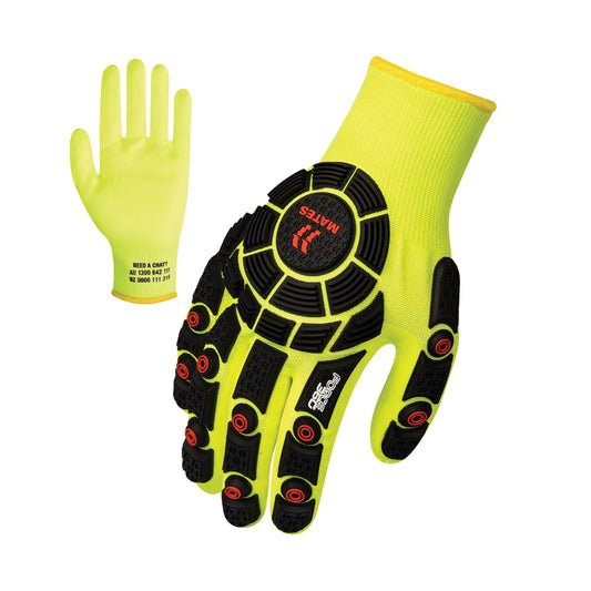The Mate Cut F Impact  Hi Vis Glove Micro Foam Palm