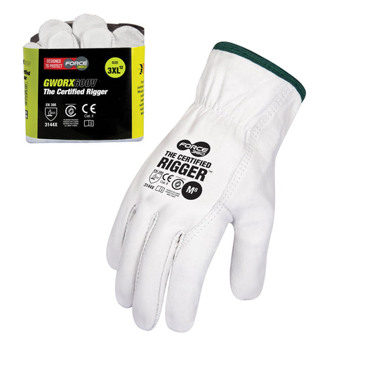 Force360 Cowhide Riggers Glove Vend Ready