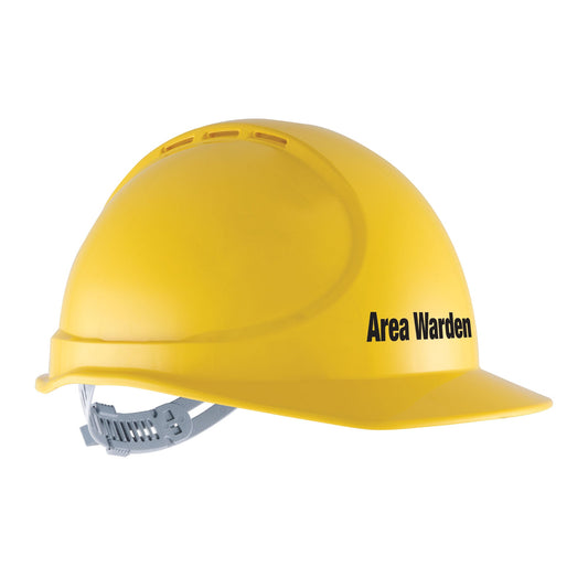 Force360 GTE3 Area Warden ABS Vented Hard Hat with Slide Lock Harness