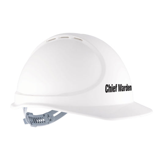 Force360 GTE3 Chief Warden ABS Vented Hard Hat with Slide Lock Harness
