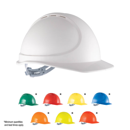Force360 GTE5 ABS Vented Hard Hat with Poly Cradle Harness, Type1