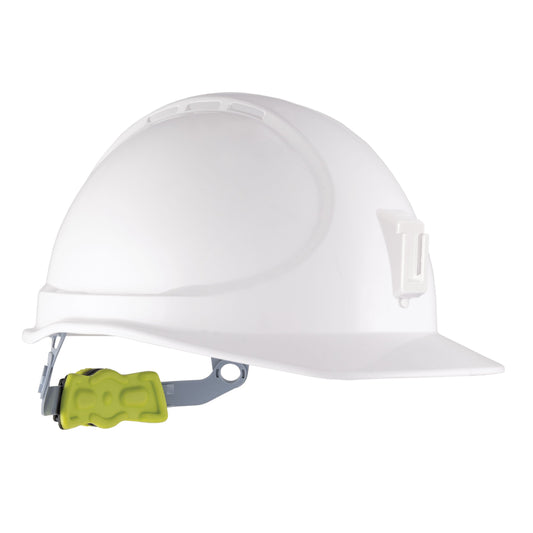 Force360 GTE8 ABS Non-Vented Miners Hard Hat with Ratchet Harness, Type1+ Poly Miners Bracket