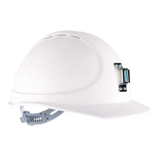 Force360 GTE9 ABS Vented Miners Hard Hat with Slide Lock Harness, Type1+ Metal Miners Bracket