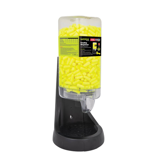Force360 Bullet Shaped Uncorded Earplugs w/ Dispenser (500pr/ Dispenser)